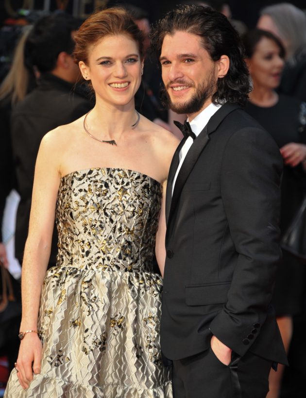 The Olivier Awards held at the Royal Opera House - Arrivals Featuring: Rose Leslie, Kit Harington Where: London, United Kingdom When: 03 Apr 2016 Credit: WENN.com