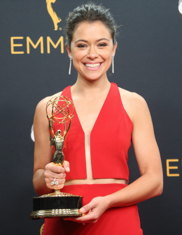 68th Emmy Awards held at the Microsoft Theater - Press Room Featuring: Tatiana Maslany Where: Los Angeles, California, United States When: 18 Sep 2016 Credit: FayesVision/WENN.com